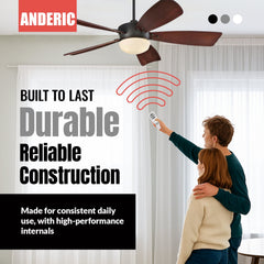 Anderic FAN-HD (UC7078T) Ceiling Fan Remote Control for Hampton Bay - RR7079T