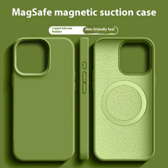 Magnetic Liquid Silicone iPhone Case