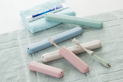 Travel Toothbrush Holder Made from Wheat Straw (Set)