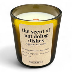 Minimalist Amber Candles — Choose Your Scent