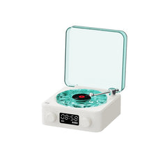 Retro Turntable Bluetooth Speaker with White Noise & RGB
