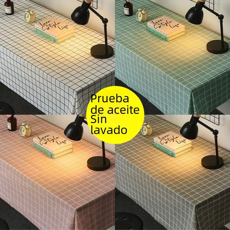Waterproof Oil-Resistant Nordic Style Tablecloth