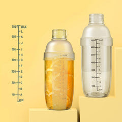 Cocktail Shaker Drink Mixer Food Grade Plastic Ergonomic Design Modern Home Bar Accessory Everyday Bartending Appliance