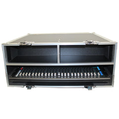 ProX XS-AHSQ6DHW - ATA Digital Audio Mixer Flight Case for Allen & Heath SQ6 Console with Doghouse compartment and Caster wheels