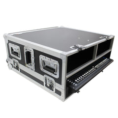 ProX XS-AHSQ6DHW - ATA Digital Audio Mixer Flight Case for Allen & Heath SQ6 Console with Doghouse compartment and Caster wheels