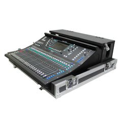 ProX XS-AHSQ6DHW - ATA Digital Audio Mixer Flight Case for Allen & Heath SQ6 Console with Doghouse compartment and Caster wheels