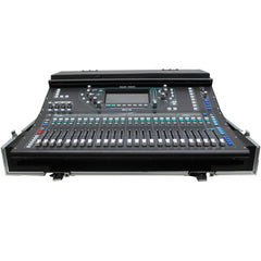 ProX XS-AHSQ6DHW - ATA Digital Audio Mixer Flight Case for Allen & Heath SQ6 Console with Doghouse compartment and Caster wheels