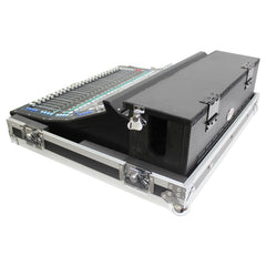 ProX XS-AHSQ6DHW - ATA Digital Audio Mixer Flight Case for Allen & Heath SQ6 Console with Doghouse compartment and Caster wheels