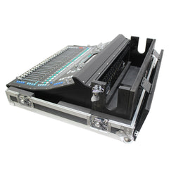 ProX XS-AHSQ6DHW - ATA Digital Audio Mixer Flight Case for Allen & Heath SQ6 Console with Doghouse compartment and Caster wheels