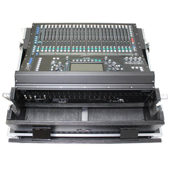 ProX XS-AHSQ6DHW - ATA Digital Audio Mixer Flight Case for Allen & Heath SQ6 Console with Doghouse compartment and Caster wheels