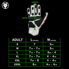 Prowler Black Batting Gloves