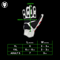 Prowler Black Batting Gloves