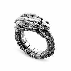 Men's Norwegian Myth Dragon Ring for Daily Wear