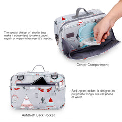 Aboutbaby Diaper Storage Bag for On-the-Go Moms
