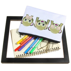 Funny Monkey Travel Makeup Case Organizer for Women