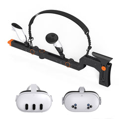 VR Submachine Gun Mount for Quest 3/3S
