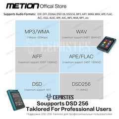 HiFi Lossless Music MP3 Player with Bluetooth 5.0