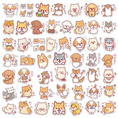 50 Dog Graffiti Stickers