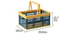 Outdoor Folding Storage Basket - Multi-Function PP Organizer