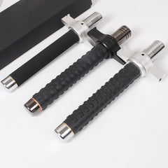 Collapsible Three-Section Steel Self-Defense Baton