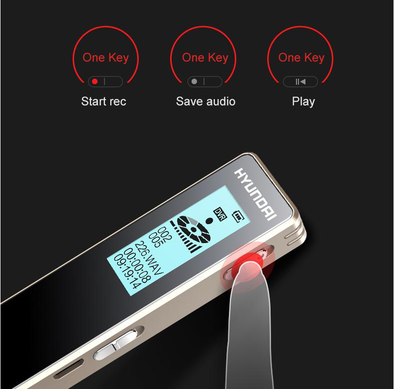 Mini Noise Cancelling Voice Recorder for Students and Meetings