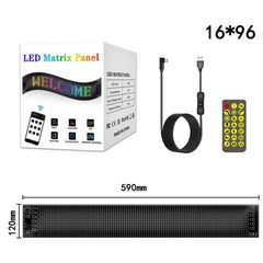 USB Car Flexible Bluetooth LED Display