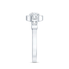 Lab Grown Diamond Minimal Engagement Ring For Her