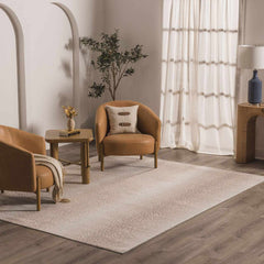 Pointblank Tan Leopard Print Rug