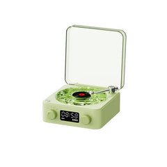 Retro Turntable Bluetooth Speaker with White Noise & RGB