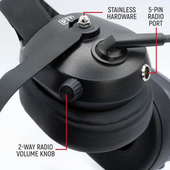 RW-H52 Bluetooth Headset for Cell Phones - 2-Way Radio Compatible