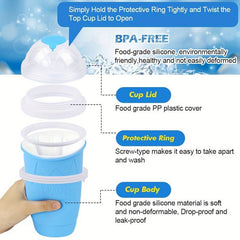 Smoothie Maker Cup with Brush and Straw (1pc/2pcs)