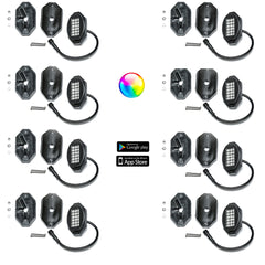 187 Style Rock Lights w/ Control Harness