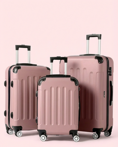 Multi Color - 3PCs Luggage Set 20/24/28 Inch Hard Shell Spinner with TSA Lock