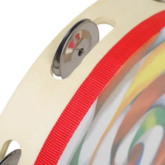 8" Lollipop Hand Rattle Drum for Music Education
