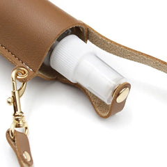 Portable Leather Keychain for 60ml Hand Sanitizer