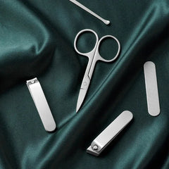 New Original MIJIA Manicure Nail Clippers Pedicure Set Portable Travel Hygiene Kit Stainless Steel Nail Cutter Tool Set -CN