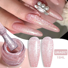 UR SUGAR 15ml Jelly Milky White Translucent Color Gel Polish Semi Permanent UV Gel Nail Art Soak Off Gel Varnish Latest Fashion