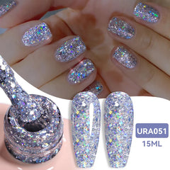 UR SUGAR 15ml Jelly Milky White Translucent Color Gel Polish Semi Permanent UV Gel Nail Art Soak Off Gel Varnish Latest Fashion