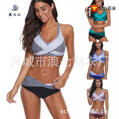 2023 New Women's Cross-Border Separates Bikini Set