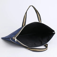 Portable Oxford Cloth Zipper Briefcase for A4 Documents