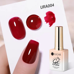 UR SUGAR 15ml Jelly Milky White Translucent Color Gel Polish Semi Permanent UV Gel Nail Art Soak Off Gel Varnish Latest Fashion