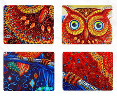 Owl Shaped Diamond Painting Cross Stitch DIY Kit
