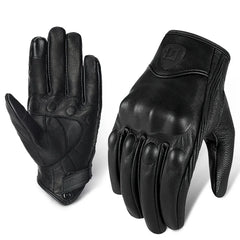 Motorcycle Retro Leather Gloves