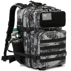 45L Tactical Backpack survival Bag Hunting MOLLE Backpack GYM For Men EDC Outdoor Hiking Rucksack Witch Bottle Holder