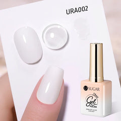 UR SUGAR 15ml Jelly Milky White Translucent Color Gel Polish Semi Permanent UV Gel Nail Art Soak Off Gel Varnish Latest Fashion