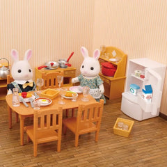Forest Animal Family Dollhouse Furniture 1/12 Miniature Toys Girl Dolls Accessories Bedroom Bathroom Dollhouse Kit For Dolls