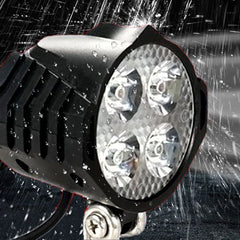 NEW E-Bike 12V 24V 36V 48V 60V 72V Electric Bicycle Light with Horn Waterproof IPX4 Headlight Horn Set Front Headlight Horn Set