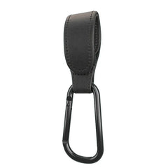 Baby Stroller Hook PU Leather Adjustable Pram Bag Hanger Travel Accessory