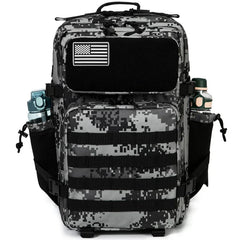 45L Tactical Backpack survival Bag Hunting MOLLE Backpack GYM For Men EDC Outdoor Hiking Rucksack Witch Bottle Holder