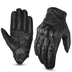 Motorcycle Retro Leather Gloves